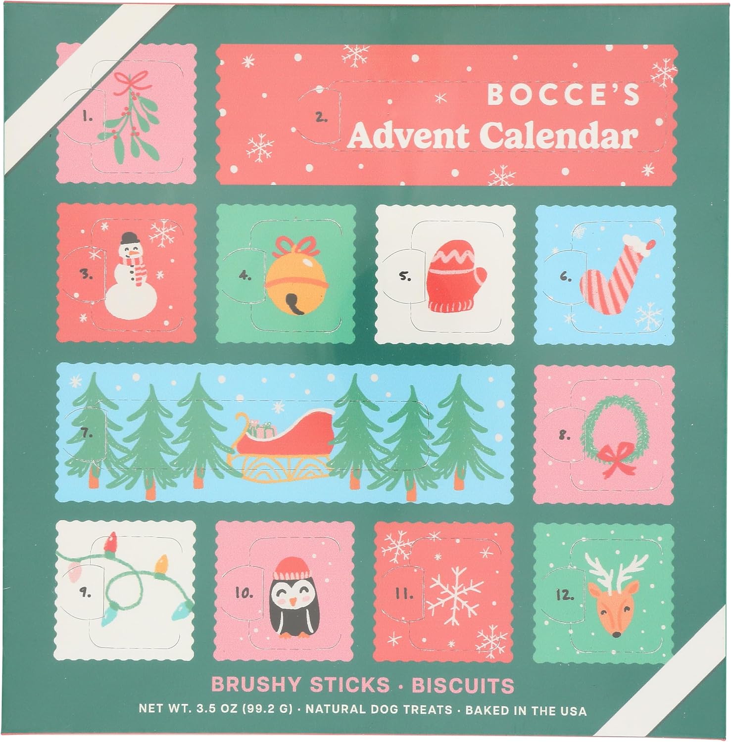 Bocce's Bakery Advent Calendar Dog Treats (3.5 oz) product photo