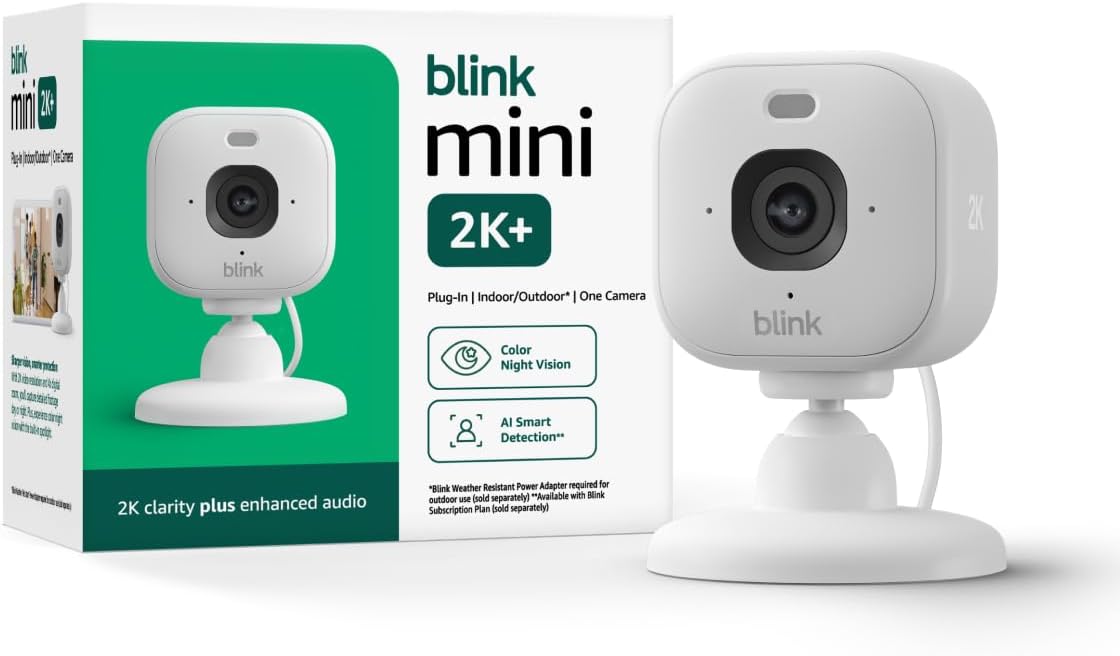 Blink Mini Indoor Security Camera product photo