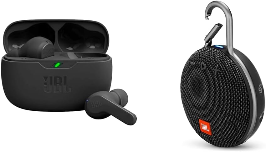 Jbl Vibe Beam Earbuds + JBL Clip 3 Bundle product photo