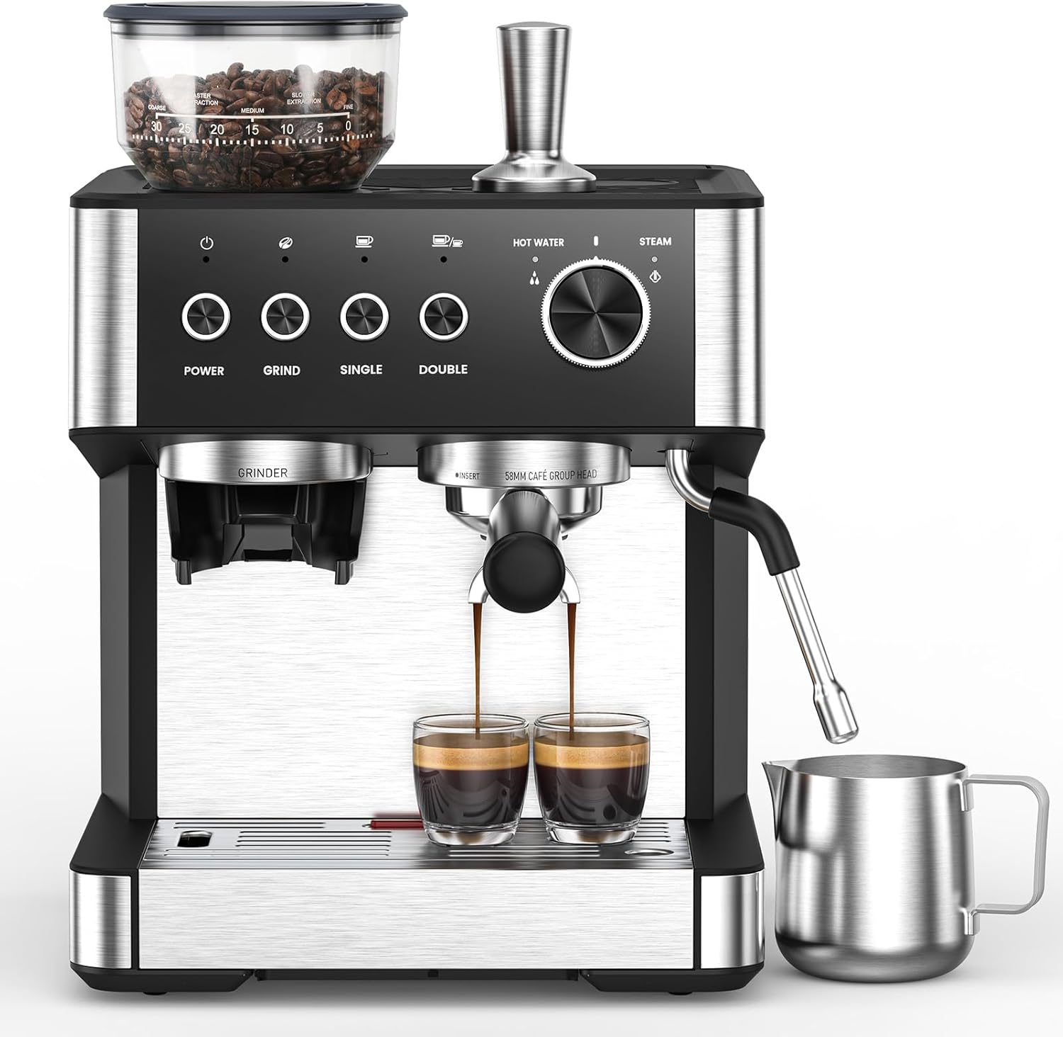 Chefman Espresso Machine with Grinder product photo