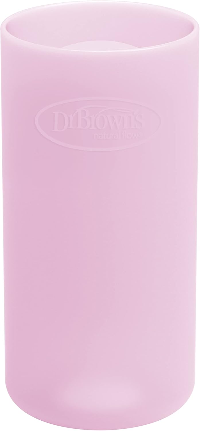 Dr. Brown's Options+ Narrow Glass Bottle Sleeve Pink 8 oz product photo