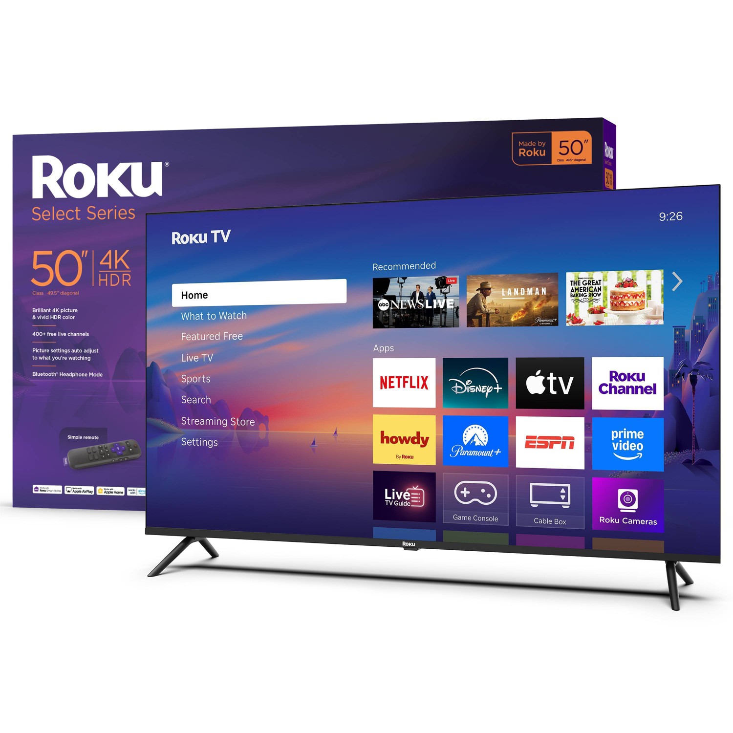 Roku 50" Select Series 4K HDR Smart TV product photo